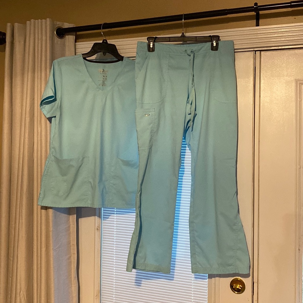 Baby blue scrub set KD 110 by BARCO